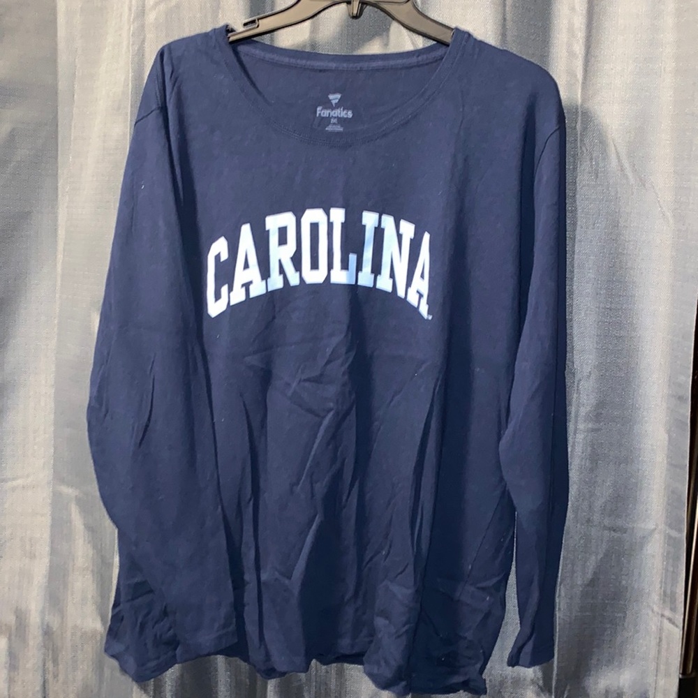 UNC CAROLINA TAR HEELS WOMENS 2XL LONG SLEEVE